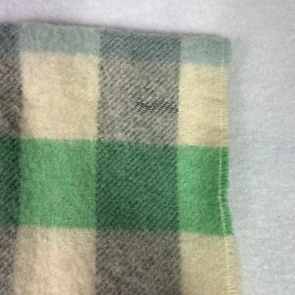 Donaldson's Scarf Men's Unisex Checkered 100% Lambswool Made in Germania
